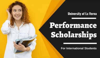 University of La Verne Performance Scholarship